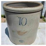 Genuine Antique 10 gallon Red Wing Crock