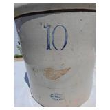 Genuine Antique 10 gallon Red Wing Crock