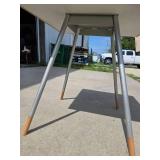 MCM square metal top table