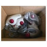 5 Vintage LOGITECH computer mice