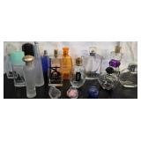 Collection of 16 Perfume/Cologne bottles