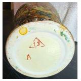 Vintage Rare Japanese Satsuma Hand painted Porcelain Vase