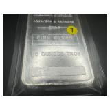 NTR Metals Ten Ounce .999 Silver Bar