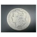 1881-O Morgan Silver Dollar