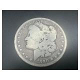 1890-O Morgan Silver Dollar