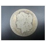 1896-O Morgan Silver Dollar