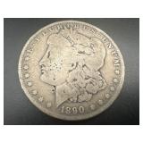 1890-O Morgan Silver Dollar