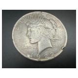 1922-D Peace Silver Dollar
