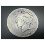 1922-D Peace Silver Dollar