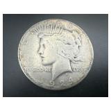 1924-S Peace Silver Dollar