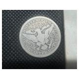 1916-D Silver Barber Quarter and "No Date" Standing Liberty Silver Quarter
