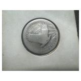 1916-D Silver Barber Quarter and "No Date" Standing Liberty Silver Quarter