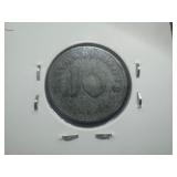 1942 Third Reich Germany 10 Reichspfennig