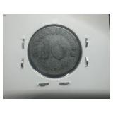 1942 Third Reich Germany 10 Reichspfennig