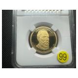20th President James Garfield 2011S $1 Earl Release NGC PF69 Ultra Cameo