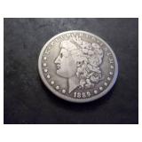 1889 CC Morgan Silver Dollar