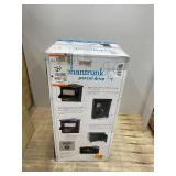 Architectural Mailboxes - Elephantrunk Black Extra Large Aluminum Locking Parcel Drop