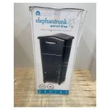 Architectural Mailboxes - Elephantrunk Black Extra Large Aluminum Locking Parcel Drop