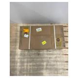 AKDY - Steel Shower Wall-Double Shelf