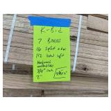 Unfinished Hardwood Planks 3/4" x 2" (~112 sqft.)