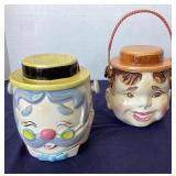Pair of Vintage Cookie Jars #1