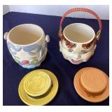 Pair of Vintage Cookie Jars #1