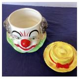 Vintage PY Japan Clown Cookie Jar