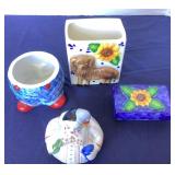 Pair of Modern Cookie Jars