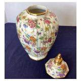 Boch Freres Keralux "Fleurs de Saxe" Urn