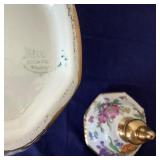 Boch Freres Keralux "Fleurs de Saxe" Urn