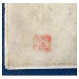 Antique Chinese Famille Rose Hand Painted Stone Plaque