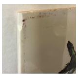 Vintage Chinese Famille Rose Hand Painted Porcelain Plaque