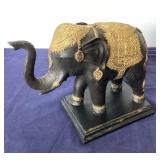 Gilded Bronze Elephant Figure