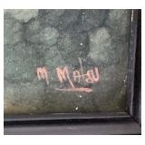 Antique Japanese Watercolor Painting