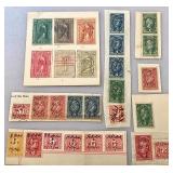 Group of 28 Vintage U.S. Internal Revenue Documentary Stamps