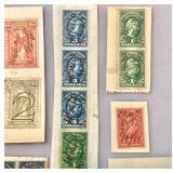 Group of 28 Vintage U.S. Internal Revenue Documentary Stamps