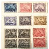 Group of 20 Vintage U.S. Internal Revenue Documentary Stamps