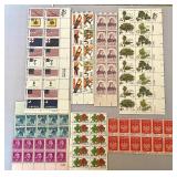 Group of Vintage Unused Stamp Blocks #2