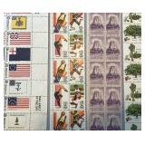 Group of Vintage Unused Stamp Blocks #2