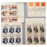 Group of Vintage Unused Stamp Blocks #2