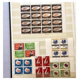 Large Group of Vintage Japanese Postage Stamps
