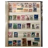 Large Group of Vintage Japanese Postage Stamps
