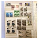 Large Group of Vintage Japanese Postage Stamps