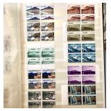 Large Group of Vintage Japanese Postage Stamps