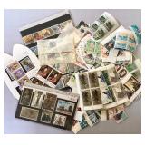 Large Group of Vintage Japanese Postage Stamps