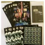 Group of Star Wars Mint Sheets and Postcards