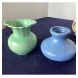 Group of 4 Small Pottery Vases