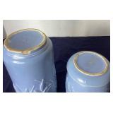 Pair of McCoy Powder Blue "Butterfly" Pattern