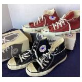 Two Pairs Vintage Converse High Top Tennis Shoes #2