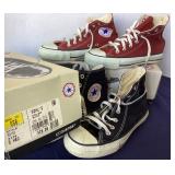 Two Pairs Vintage Converse High Top Tennis Shoes #2